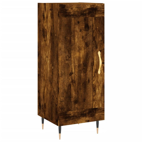 vidaXL Highboard Räuchereiche 34,5x34x180 cm Holzwerkstoff