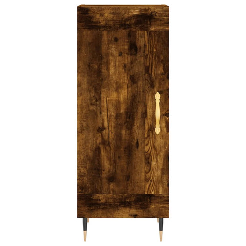 vidaXL Highboard Räuchereiche 34,5x34x180 cm Holzwerkstoff