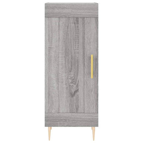 vidaXL Highboard Grau Sonoma 34,5x34x180 cm Holzwerkstoff