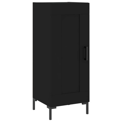 vidaXL Highboard Schwarz 34,5x34x180 cm Holzwerkstoff