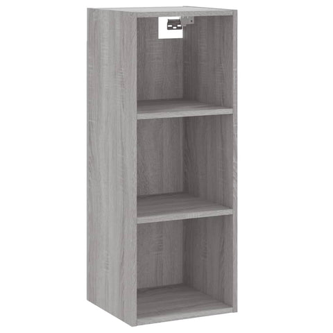 vidaXL Highboard Grau Sonoma 34,5x34x180 cm Holzwerkstoff