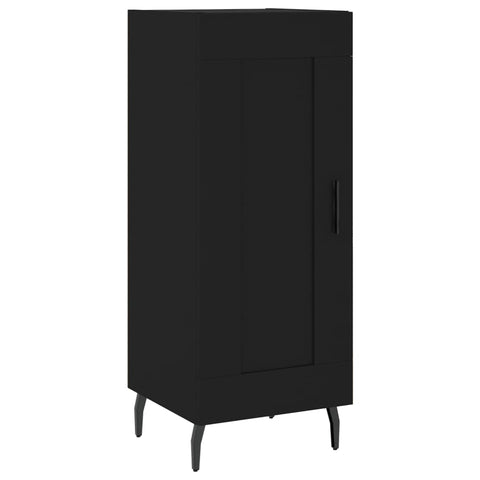 vidaXL Highboard Schwarz 34,5x34x180 cm Holzwerkstoff