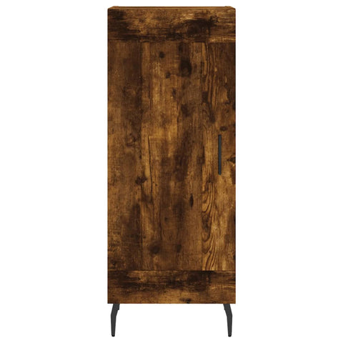 vidaXL Highboard Räuchereiche 34,5x34x180 cm Holzwerkstoff