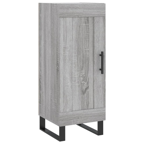 vidaXL Highboard Grau Sonoma 34,5x34x180 cm Holzwerkstoff