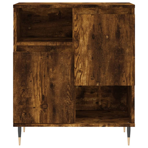 vidaXL Sideboards 2 Stk. Räuchereiche Holzwerkstoff