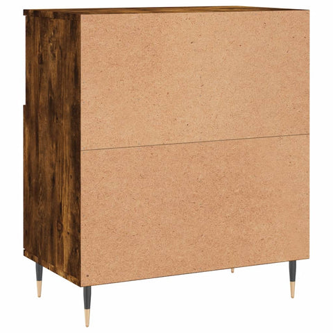 vidaXL Sideboards 2 Stk. Räuchereiche Holzwerkstoff