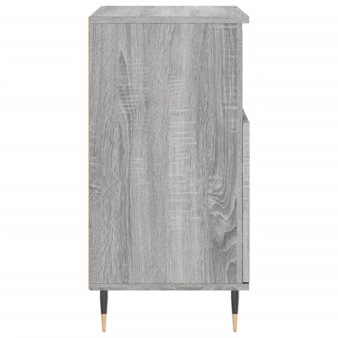 vidaXL Sideboards 2 Stk. Grau Sonoma Holzwerkstoff