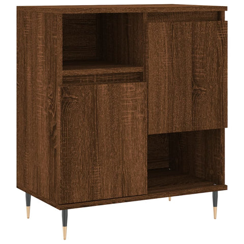 vidaXL Sideboards 2 Stk. Braun Eichen-Optik Holzwerkstoff