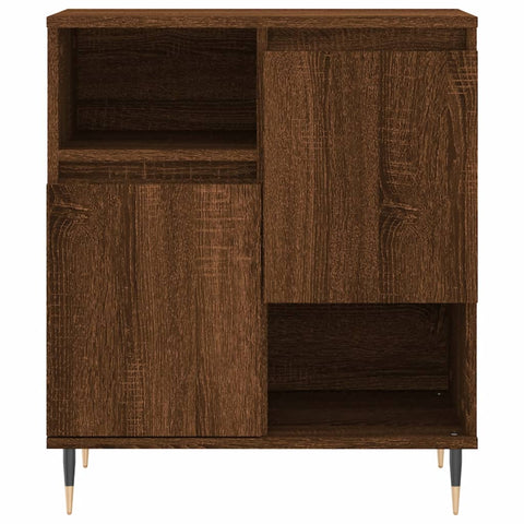 vidaXL Sideboards 2 Stk. Braun Eichen-Optik Holzwerkstoff