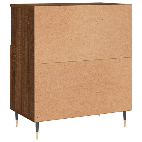 vidaXL Sideboards 2 Stk. Braun Eichen-Optik Holzwerkstoff