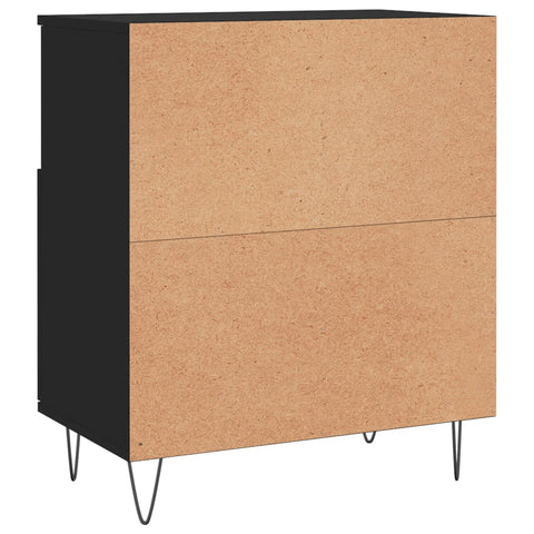 Sideboards 2 Stk. Schwarz Holzwerkstoff