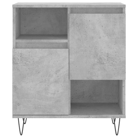 Sideboards 2 Stk. Betongrau Holzwerkstoff