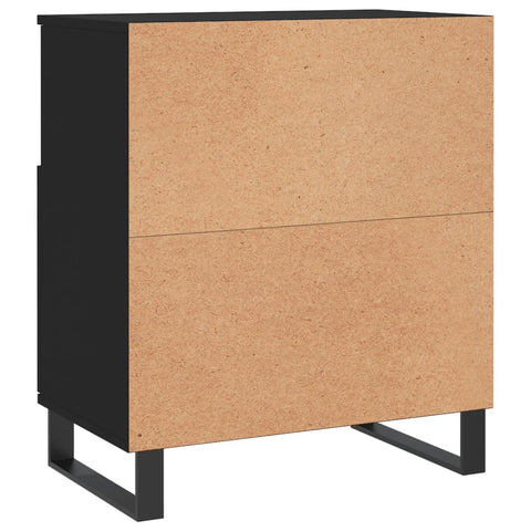 Sideboards 2 Stk. Schwarz Holzwerkstoff