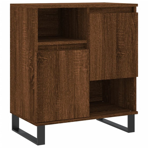 vidaXL Sideboards 2 Stk. Braun Eichen-Optik Holzwerkstoff