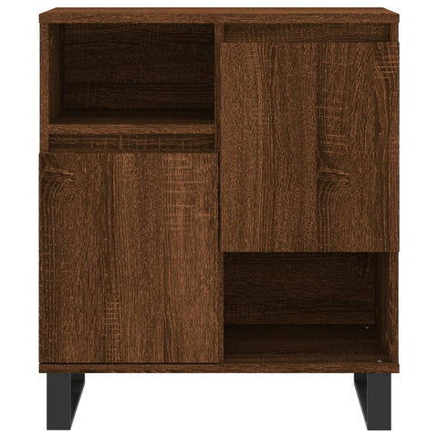 vidaXL Sideboards 2 Stk. Braun Eichen-Optik Holzwerkstoff