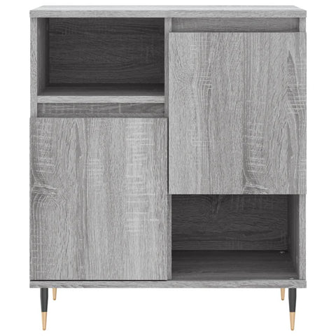 vidaXL Sideboards 3 Stk. Grau Sonoma Holzwerkstoff