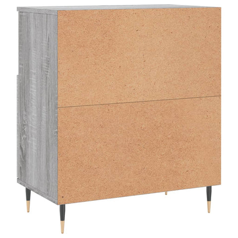 vidaXL Sideboards 3 Stk. Grau Sonoma Holzwerkstoff