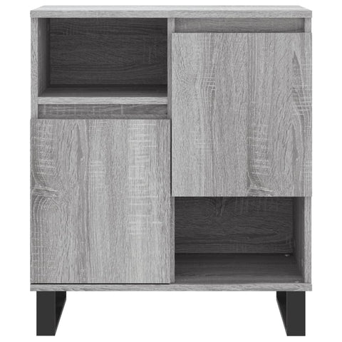 vidaXL Sideboards 3 Stk. Grau Sonoma Holzwerkstoff