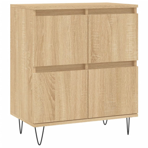 vidaXL Sideboards 2 Stk. Sonoma-Eiche Holzwerkstoff