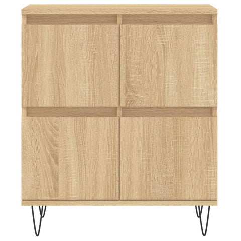 vidaXL Sideboards 2 Stk. Sonoma-Eiche Holzwerkstoff