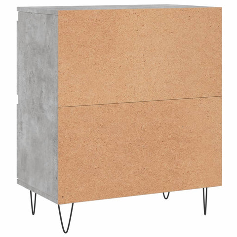 vidaXL Sideboards 2 Stk. Betongrau Holzwerkstoff