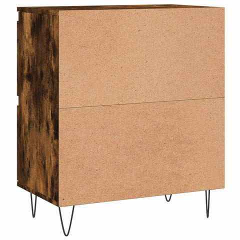 vidaXL Sideboards 2 Stk. Räuchereiche Holzwerkstoff