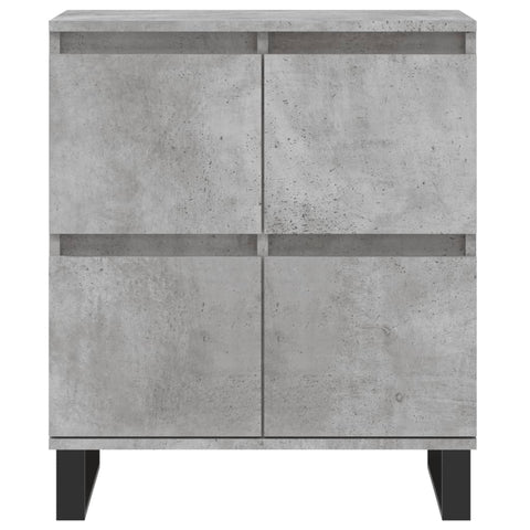 Sideboards 2 Stk. Betongrau Holzwerkstoff