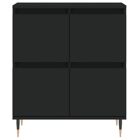 Sideboards 3 Stk. Schwarz Holzwerkstoff