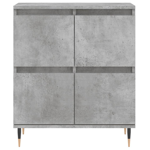 Sideboards 3 Stk. Betongrau Holzwerkstoff