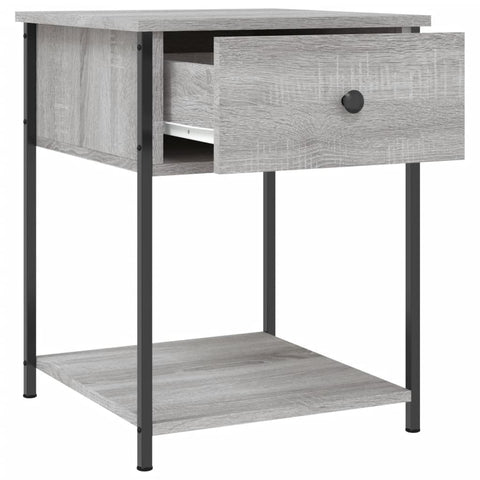 vidaXL Nachttisch Grau Sonoma 44x45x58 cm Holzwerkstoff