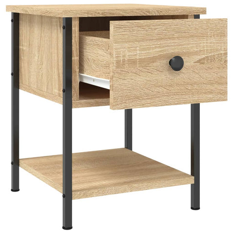 vidaXL Nachttisch Sonoma-Eiche 34x35,5x45 cm Holzwerkstoff