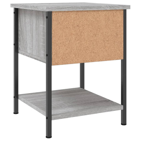 vidaXL Nachttisch Grau Sonoma 34x35,5x45 cm Holzwerkstoff