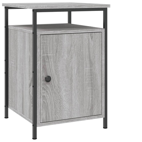 vidaXL Nachttisch Grau Sonoma 40x42x60 cm Holzwerkstoff