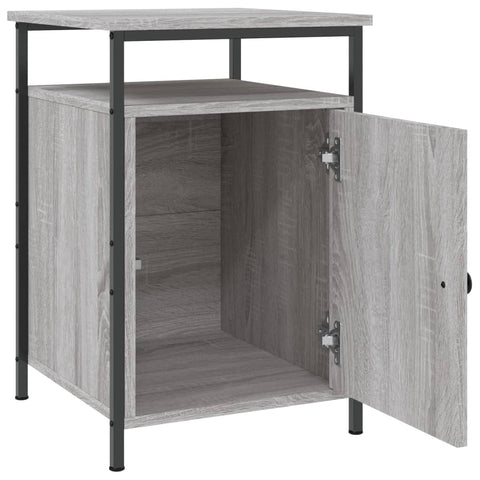 vidaXL Nachttisch Grau Sonoma 40x42x60 cm Holzwerkstoff