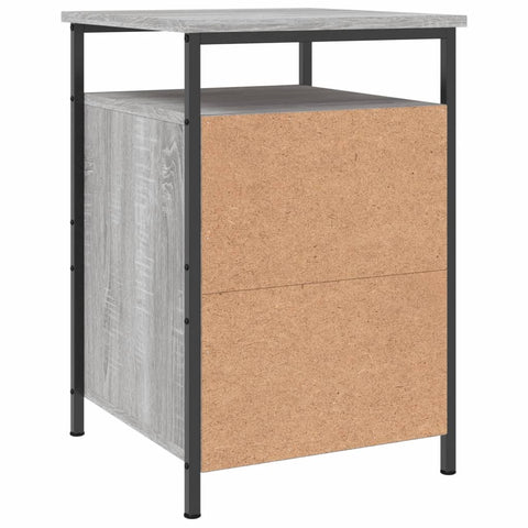 vidaXL Nachttisch Grau Sonoma 40x42x60 cm Holzwerkstoff