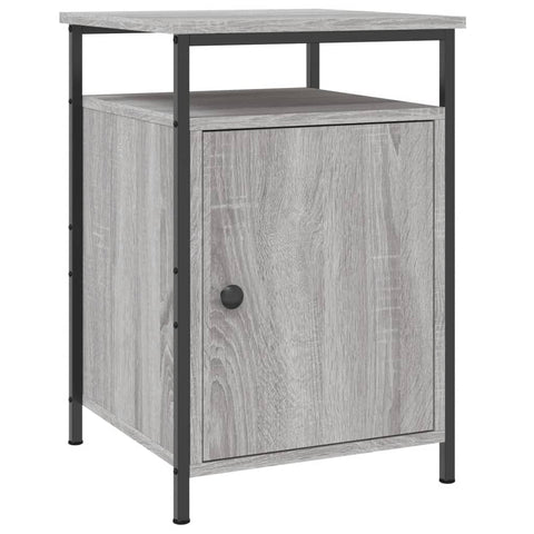 vidaXL Nachttische 2 Stk. Grau Sonoma 40x42x60 cm Holzwerkstoff