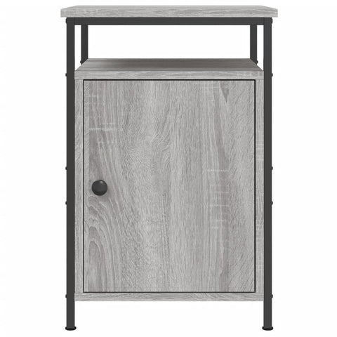 vidaXL Nachttische 2 Stk. Grau Sonoma 40x42x60 cm Holzwerkstoff