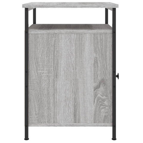 vidaXL Nachttische 2 Stk. Grau Sonoma 40x42x60 cm Holzwerkstoff