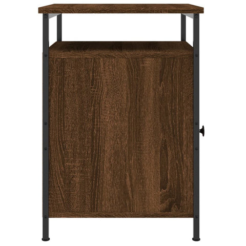 vidaXL Nachttische 2 Stk. Braun Eichen-Optik 40x42x60 cm Holzwerkstoff