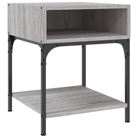 vidaXL Nachttische 2 Stk. Grau Sonoma 40x41x50 cm Holzwerkstoff