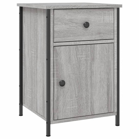 vidaXL Nachttische 2 Stk. Grau Sonoma 40x42x60 cm Holzwerkstoff