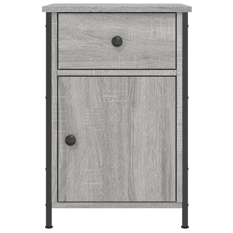 vidaXL Nachttische 2 Stk. Grau Sonoma 40x42x60 cm Holzwerkstoff