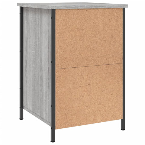 vidaXL Nachttische 2 Stk. Grau Sonoma 40x42x60 cm Holzwerkstoff