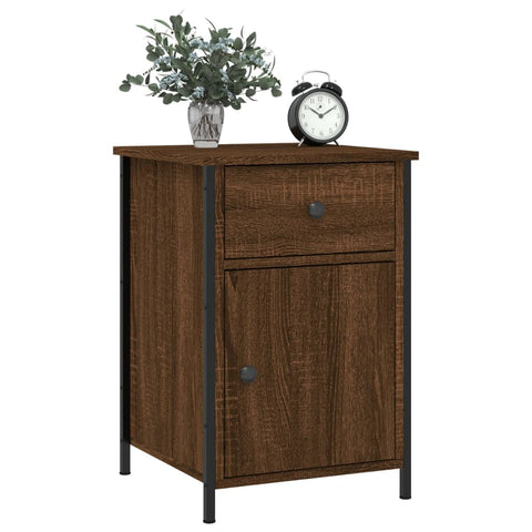 vidaXL Nachttische 2 Stk. Braun Eichen-Optik 40x42x60 cm Holzwerkstoff