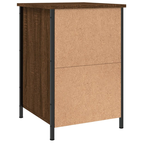 vidaXL Nachttische 2 Stk. Braun Eichen-Optik 40x42x60 cm Holzwerkstoff