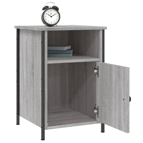 vidaXL Nachttisch Grau Sonoma 40x42x60 cm Holzwerkstoff