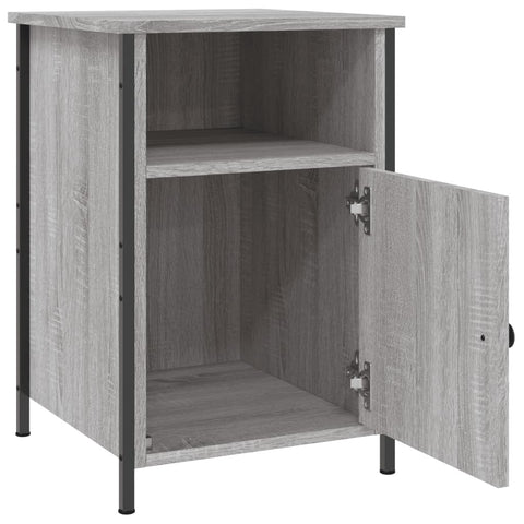 vidaXL Nachttisch Grau Sonoma 40x42x60 cm Holzwerkstoff