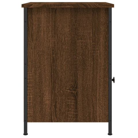 vidaXL Nachttische 2 Stk. Braun Eichen-Optik 40x42x60 cm Holzwerkstoff