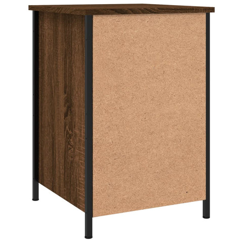 vidaXL Nachttische 2 Stk. Braun Eichen-Optik 40x42x60 cm Holzwerkstoff