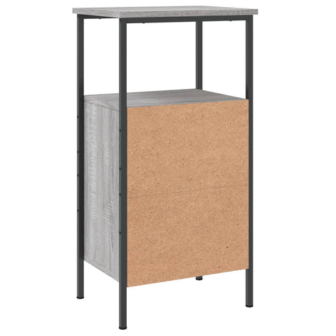 vidaXL Nachttische 2 Stk. Grau Sonoma 41x31x80 cm Holzwerkstoff